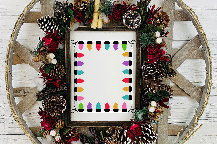 Christmas Lights Clipart Bundle