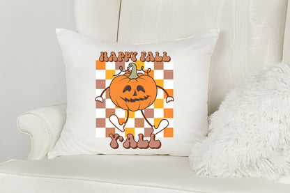 Retro Fall Sublimation Design, Happy Fall Y'all