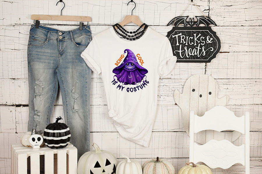 Funny Halloween Quote PNG - Being Cool is My Costume