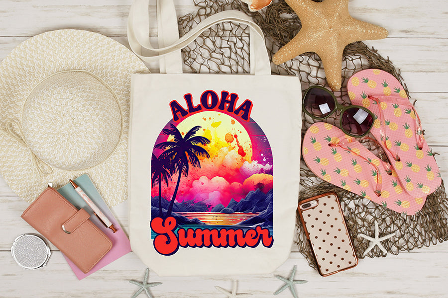 Summer Sublimation Design - Aloha Summer