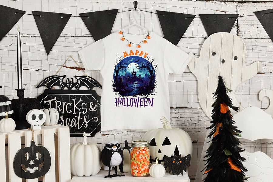 Happy Halloween PNG Sublimation Design