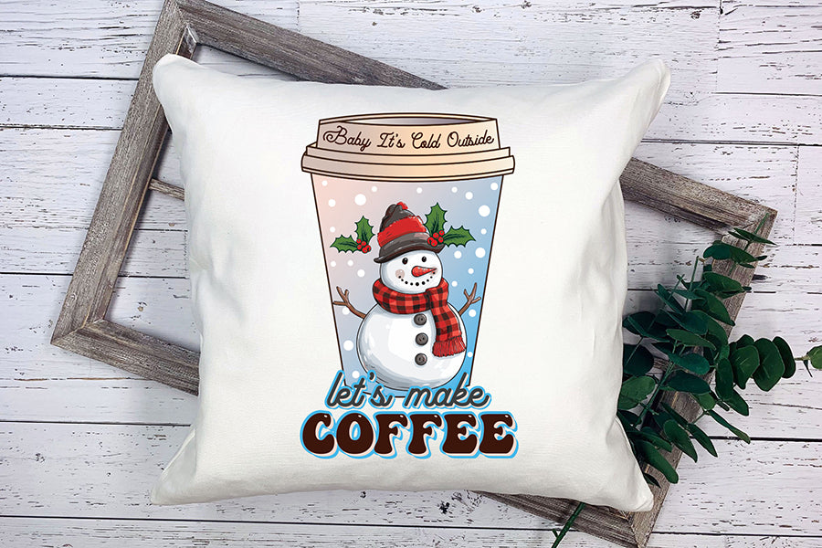 Christmas Coffee Sublimation Design