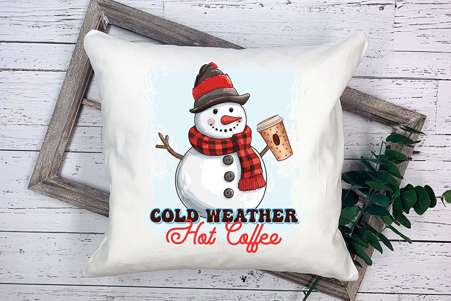 Cold Weather Hot Coffee PNG Sublimation