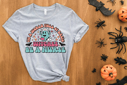 Halloween Nurse PNG Sublimation Design