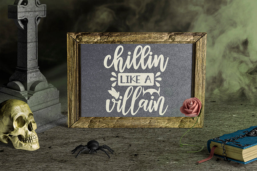 Chillin Like a Villain, Free Halloween SVG