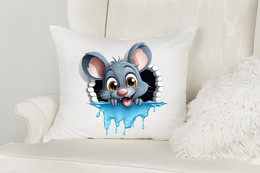 Funny Mouse Sublimation Clipart Bundle