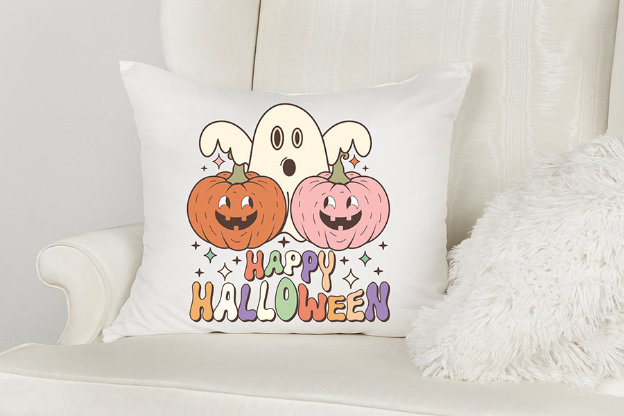 Happy Halloween Retro Sublimation Design