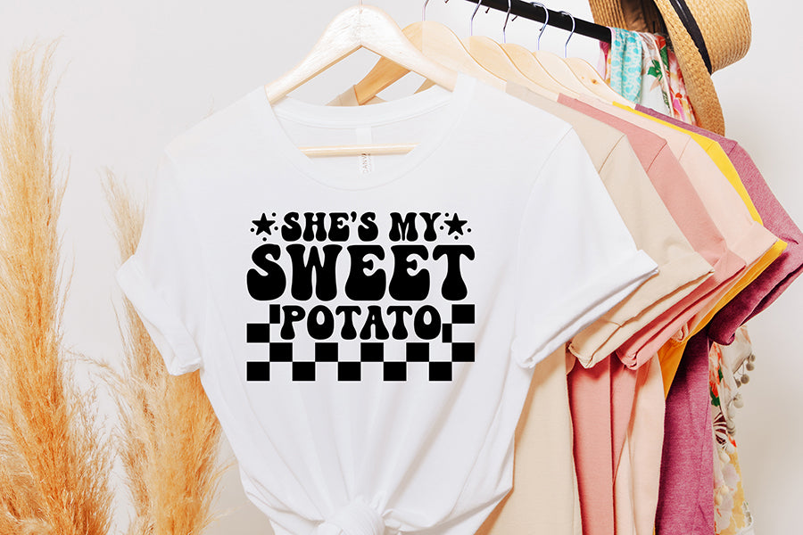 She's My Sweet Potato - Retro Thanksgiving SVG