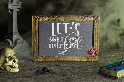 Let's Get Wicked, Free Halloween SVG