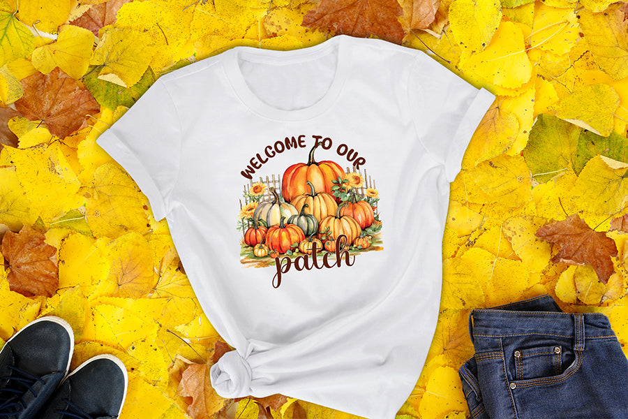 Fall Sublimation Design - Welcome to Our Patch