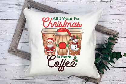 Christmas Coffee PNG Sublimation Design