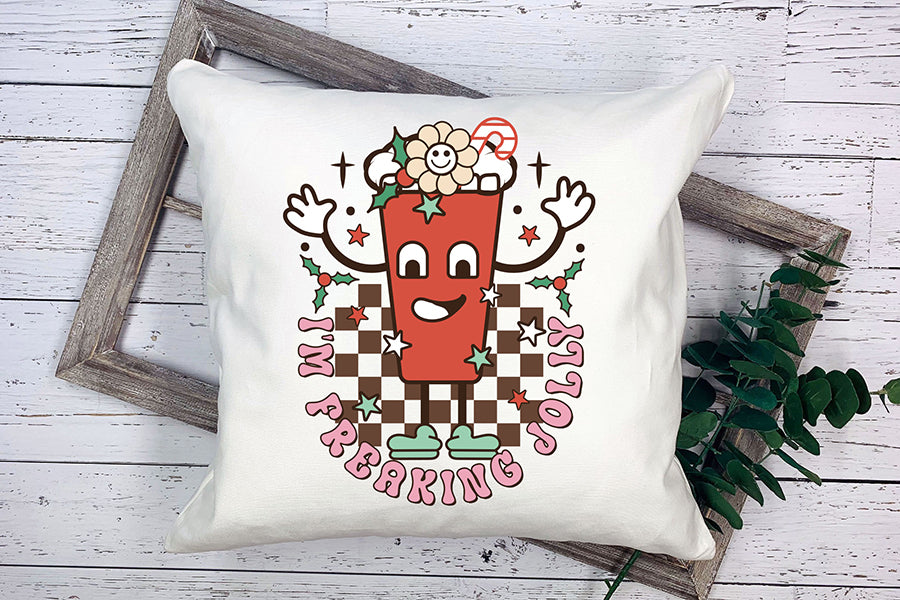 I'm Freaking Jolly - Retro Christmas PNG