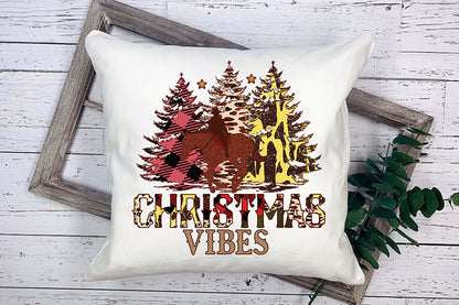 Western Christmas Sublimation Design