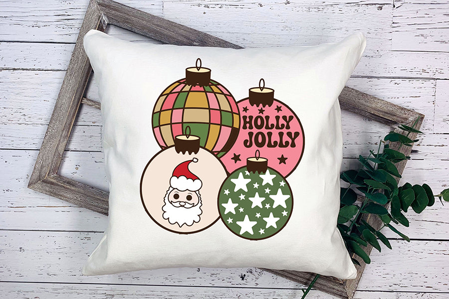 Groovy Christmas Holly Jolly Sublimation