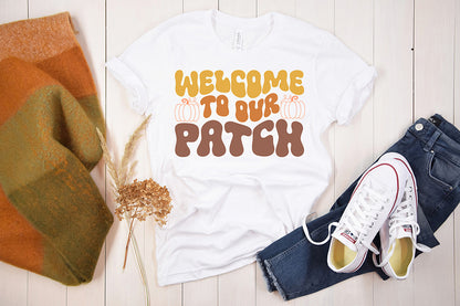 Welcome to Our Patch | Retro Fall SVG