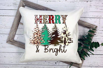 Western Christmas Sublimation - Merry & Bright