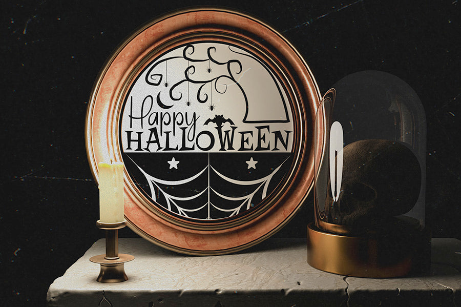 Halloween Round Sign SVG Bundle