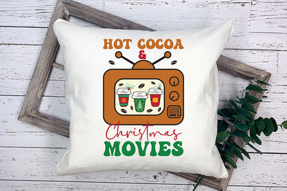 Hot Cocoa & Christmas Movies Sublimation