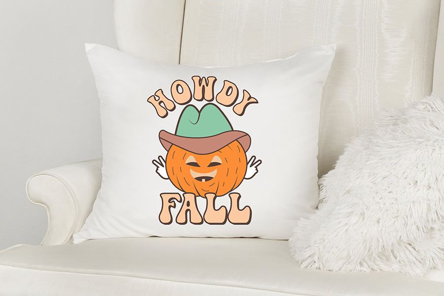 Retro Fall Sublimation Design - Howdy Fall PNG