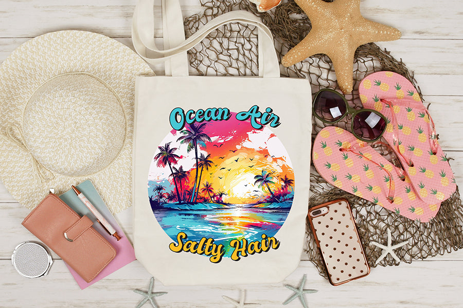 Ocean Air Salty Hair | Summer Sublimation Design