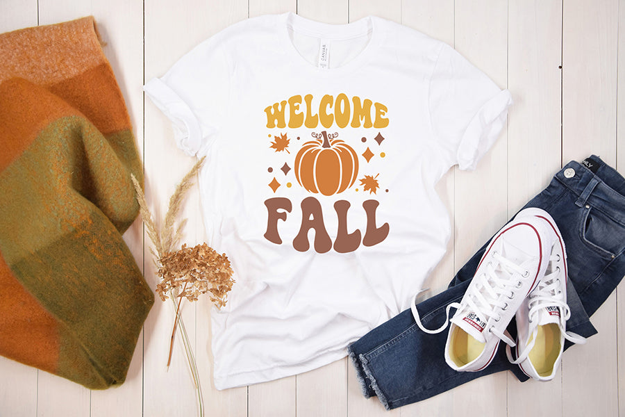 Retro Fall SVG - Welcome Fall Cut File