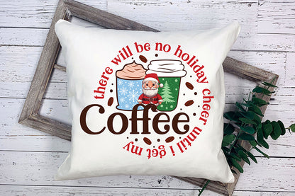 Christmas Coffee Sublimation Design PNG