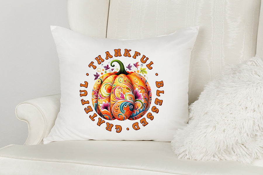 Thanksgiving PNG Sublimation | Thankful Blessed Grateful
