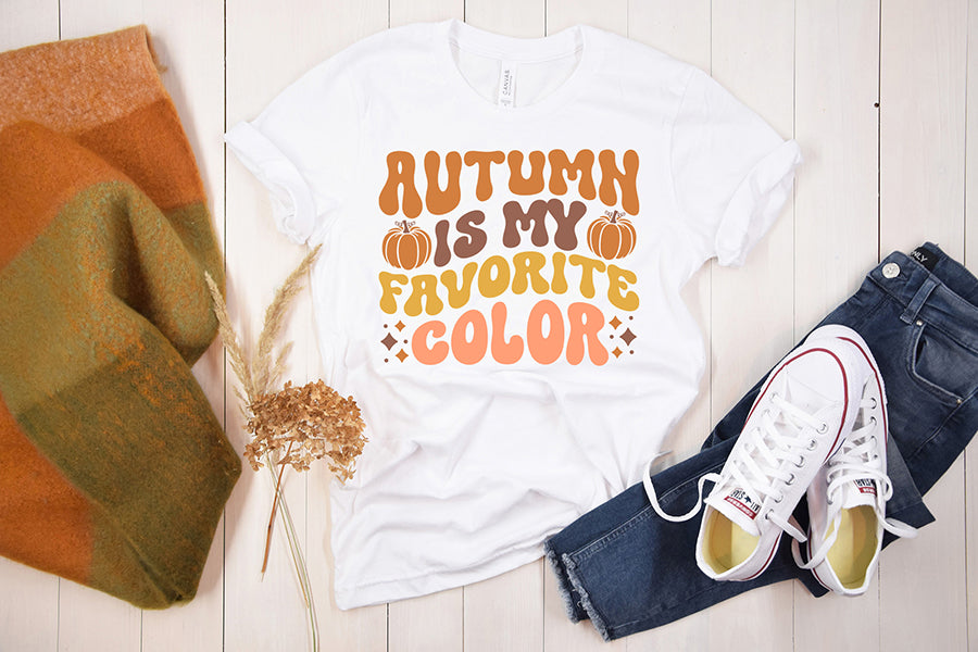 Autumn is My Favourite Color, Retro Fall SVG