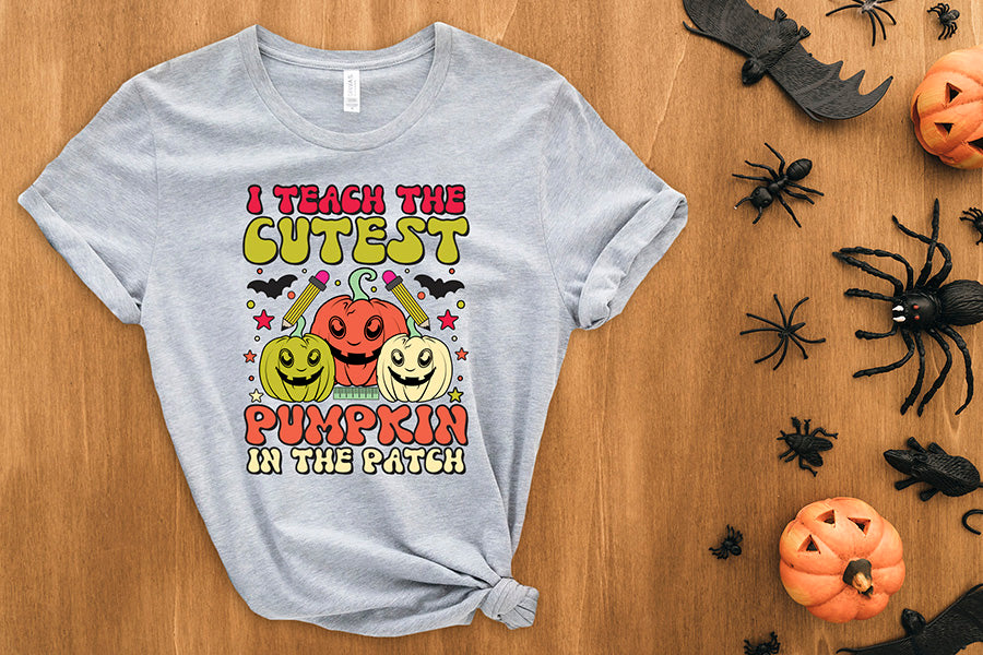 Halloween Teacher Sublimation Design PNG