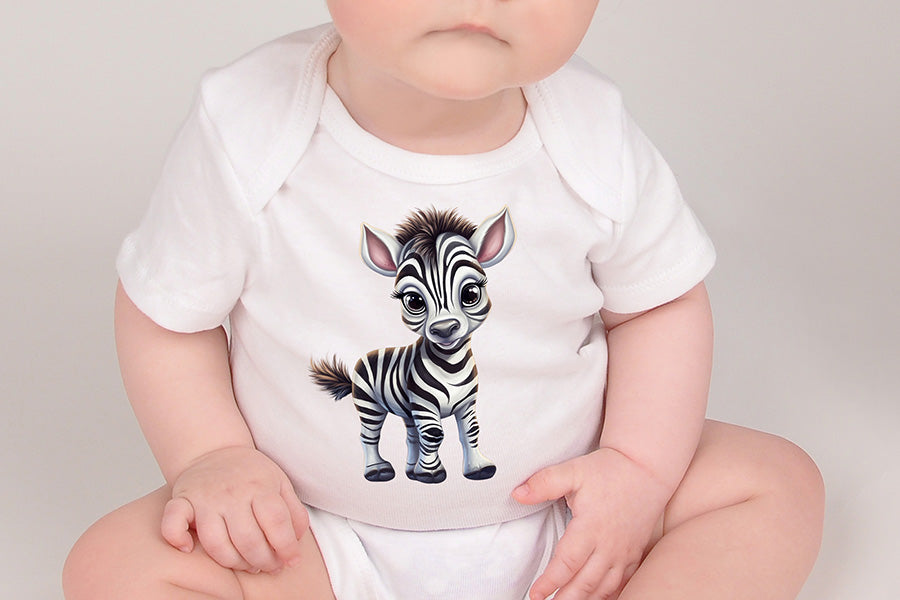 Cute Baby Animal Sublimation Clipart Bundle