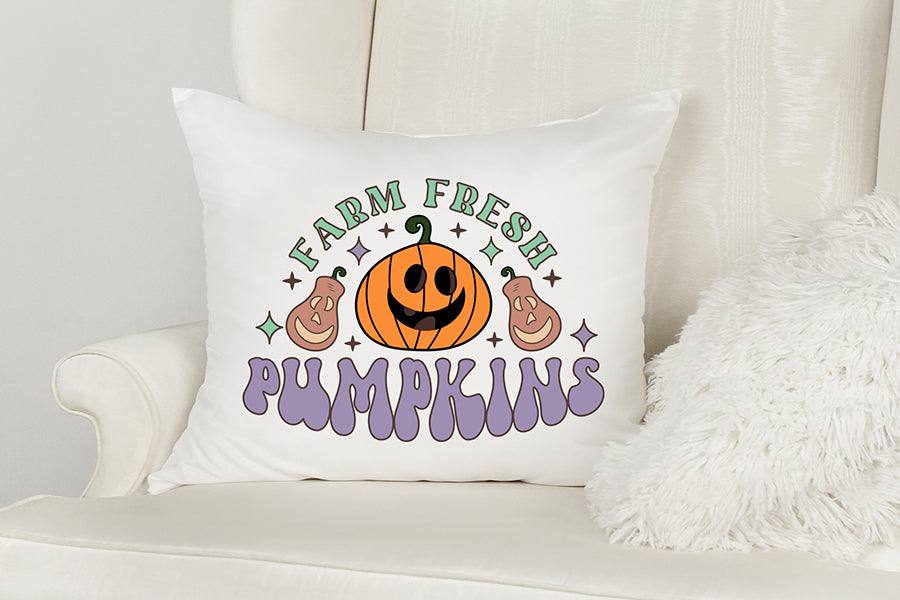 Farm Fresh Pumpkins, Retro Fall Sublimation