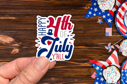 4th of July Printable Stickers Bundle PNG