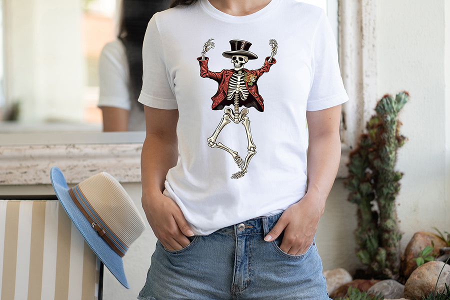 Dancing Skeleton PNG Sublimation Bundle