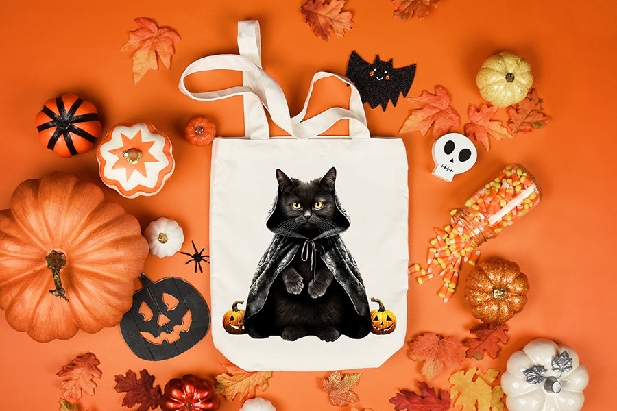 Halloween Black Cat Sublimation Bundle