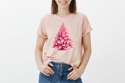 Pink Christmas Sublimation Clipart