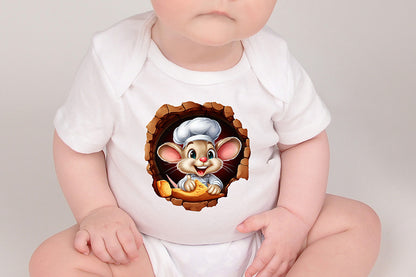 Funny Mouse Sublimation Clipart Bundle