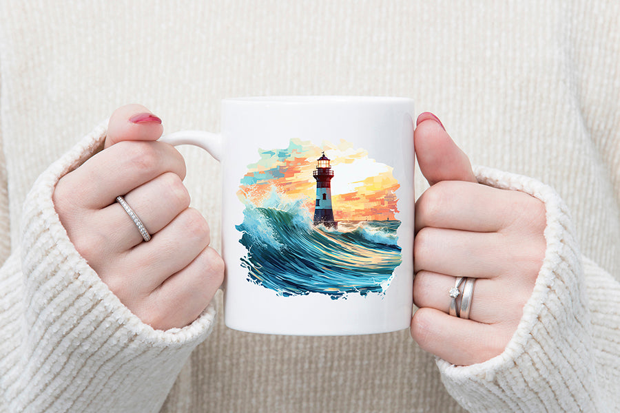 Lighthouse Watercolor Sublimation Bundle