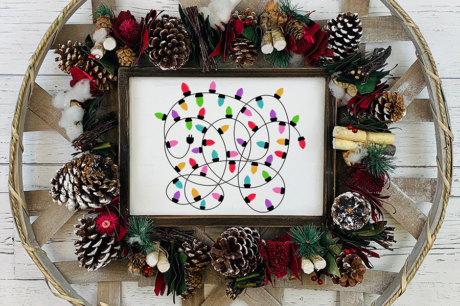 Christmas Lights Clipart Bundle