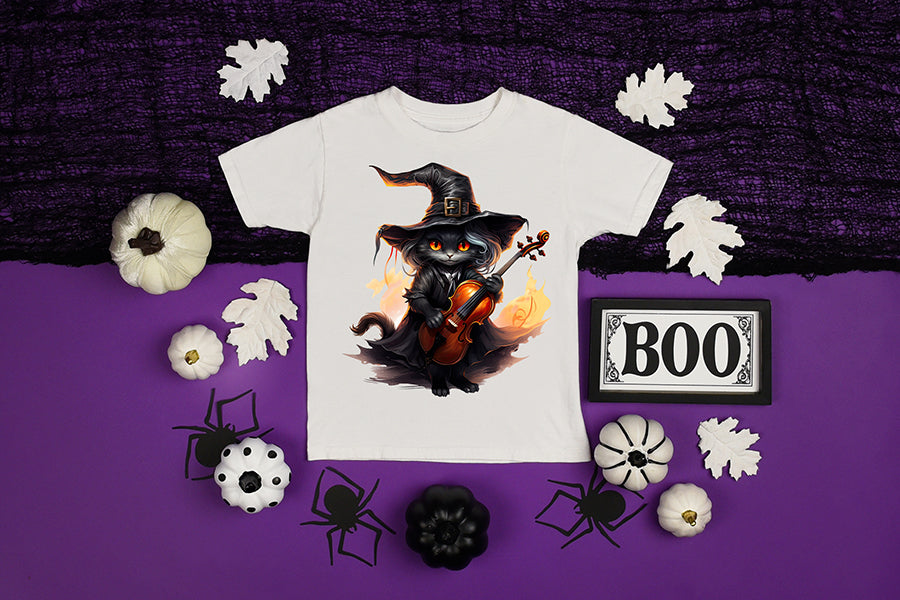 Halloween Black Cat Sublimation Bundle