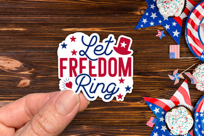 4th of July Printable Stickers Bundle PNG