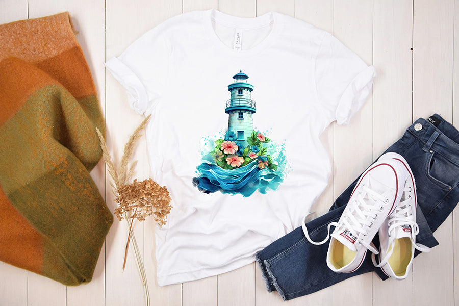 Lighthouse Watercolor Sublimation Bundle