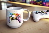 Melting Gaming Controller Watercolor Sublimation