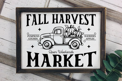 Fall Farmhouse Sign SVG Bundle