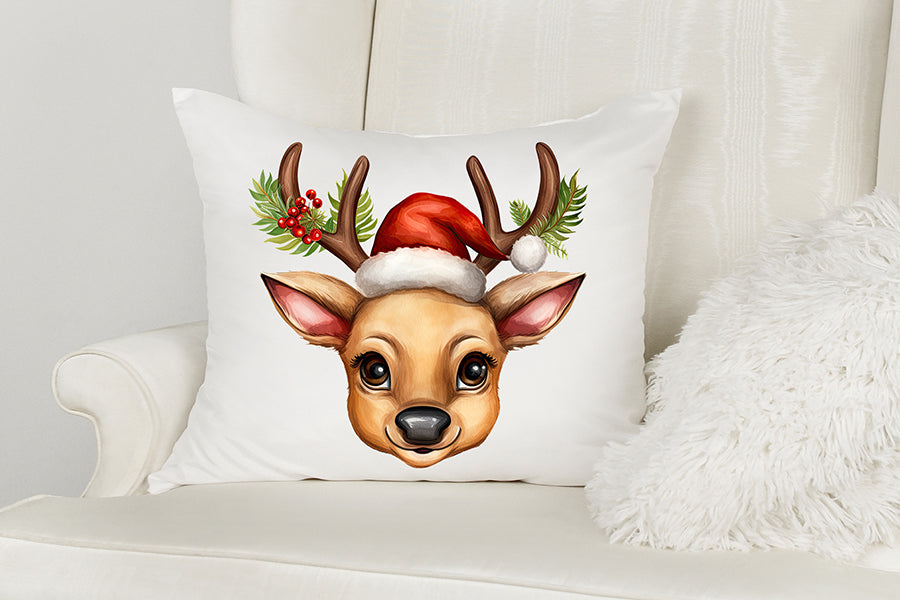 Christmas Reindeer Sublimation Clipart