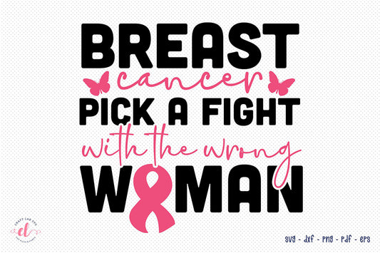 Breast Cancer Awareness SVG Design