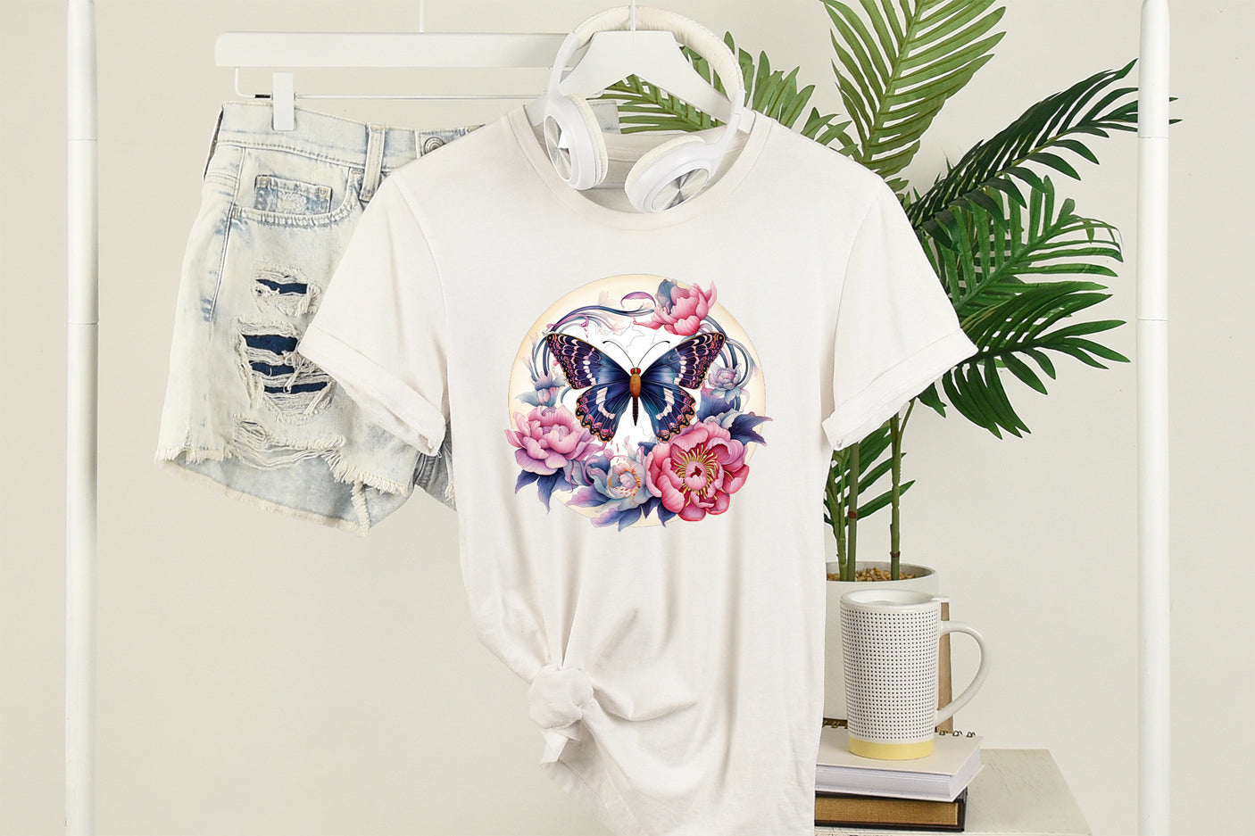 Vintage Floral Butterfly Sublimation Bundle