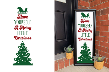 Christmas Porch Sign SVG Bundle Vol.2