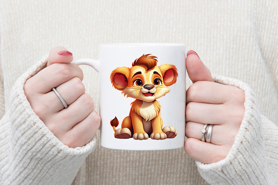 Cute Baby Animal Sublimation Clipart Bundle