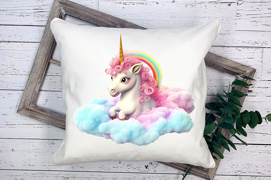 Cute Baby Unicorn Sublimation Clipart Bundle