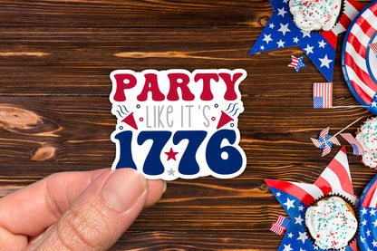 4th of July Printable Stickers Bundle PNG